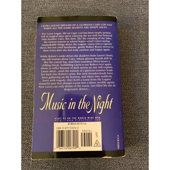 V.C. Andrews "Music In The Night" Paperback Novel - Picture 2 of 4